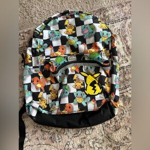 Collectors pokemon backpack with pikachu embroidered